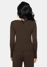 Mythidra Bug Printed Lounge Knit Top