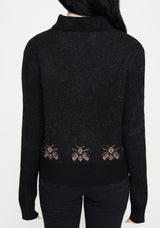Aura Dragon Jacquard Collar Knit Jumper