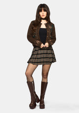 Aura Dragon Jacquard Knit Cardigan