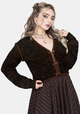 Shae Feather Clasp Knit Cardigan