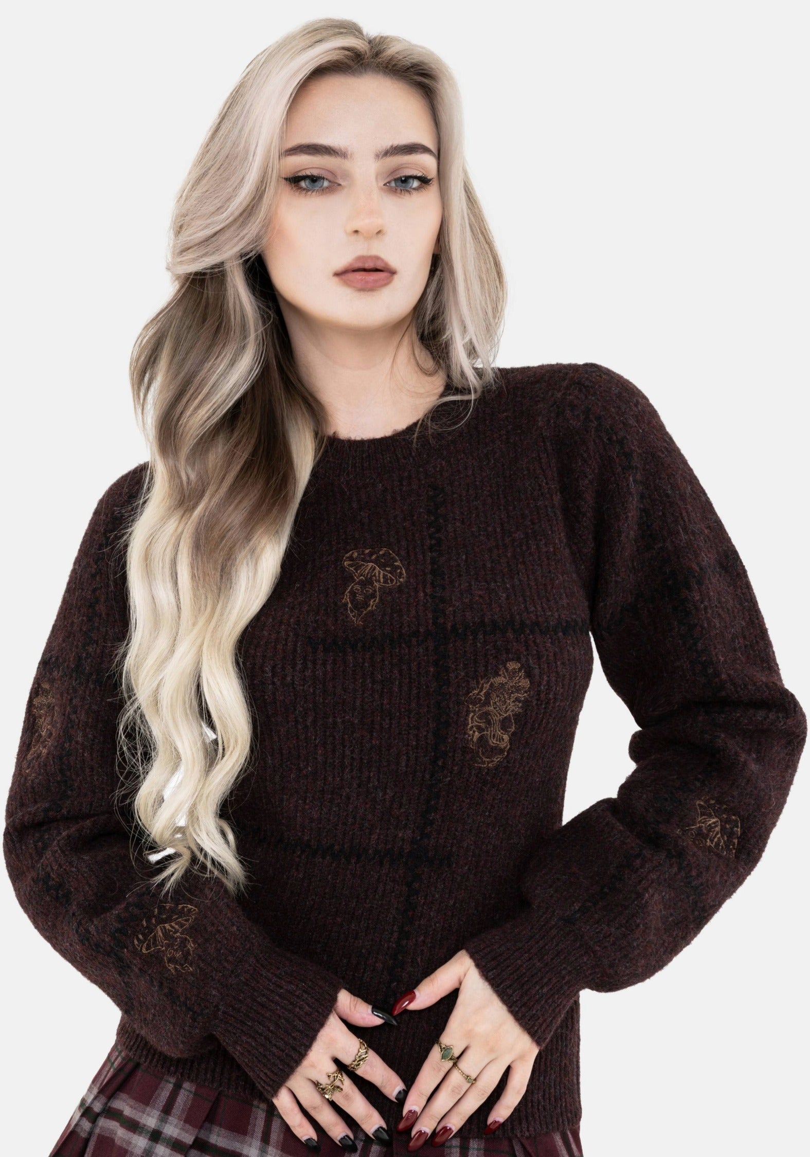 Hexborn Baba Yaga Gestrickt Pullover