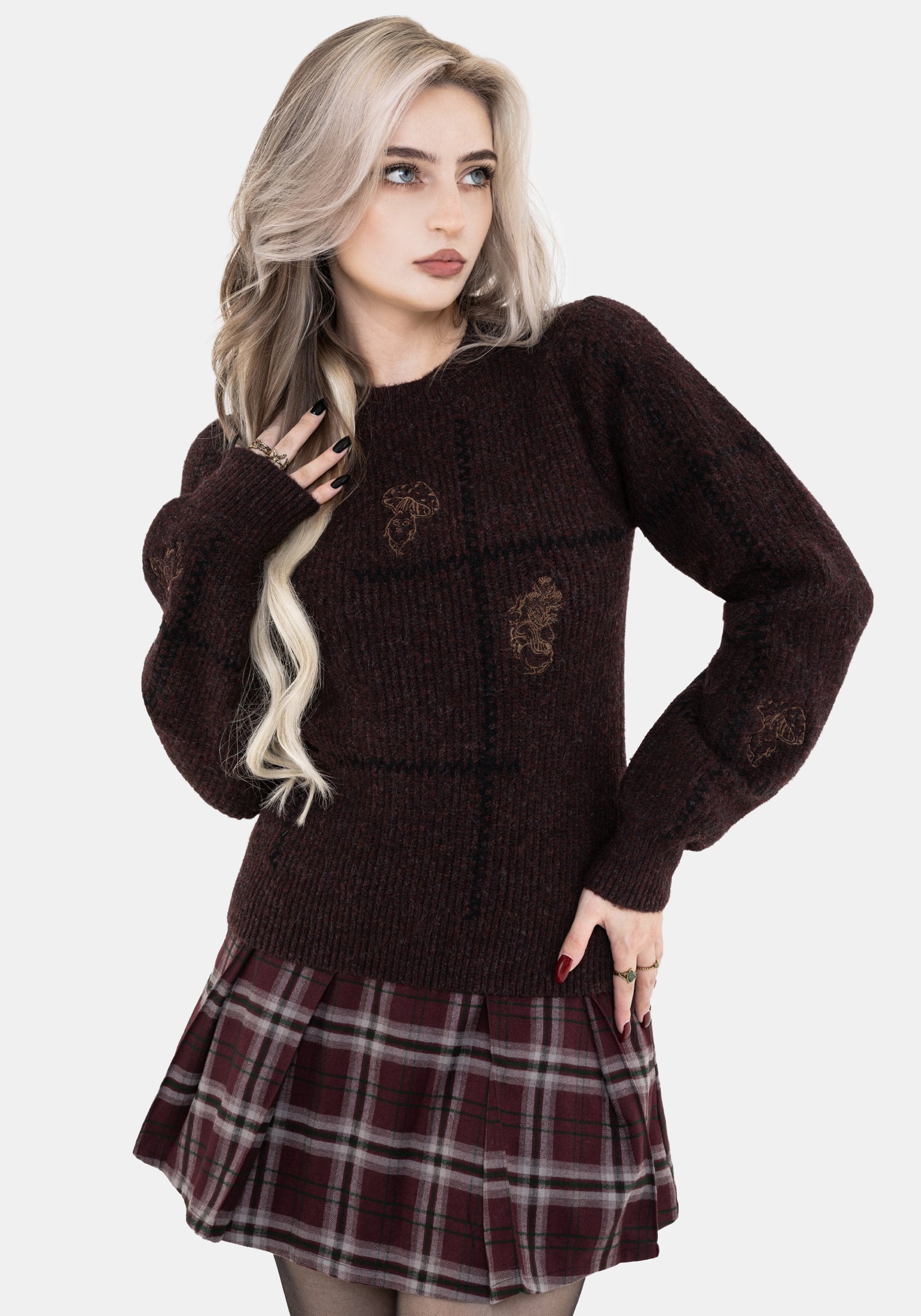 Hexborn Baba Yaga Gestrickt Pullover