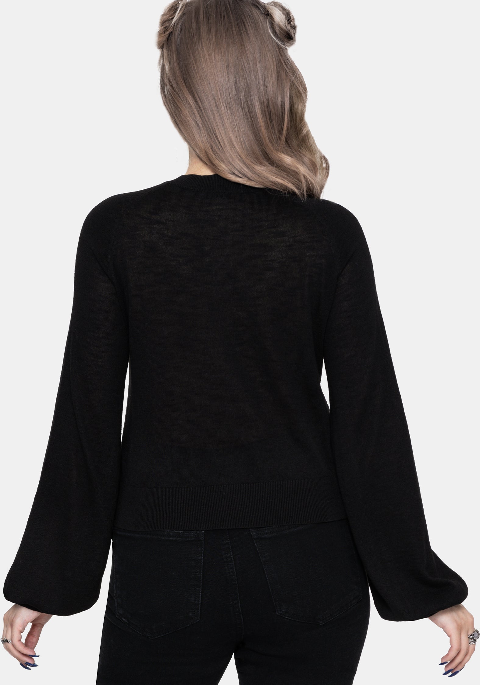 Abellona Lightweight Fine Embroidered Knit Cardigan