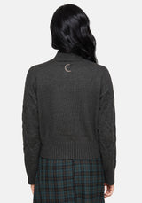 Abellona Embroidered Cable Knit Jumper