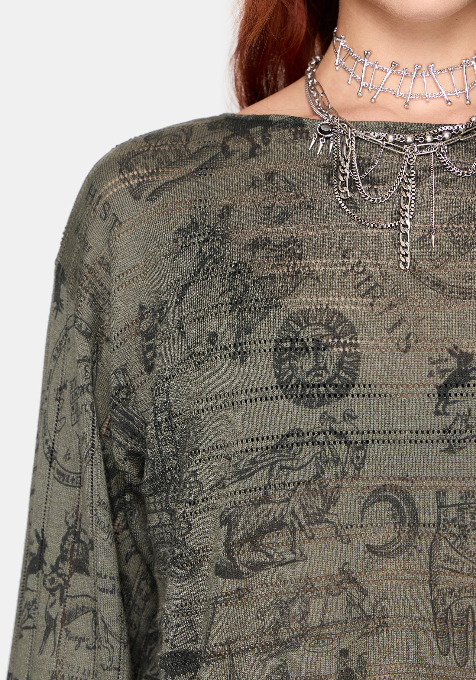Heresy Ladder Stitch Jumper