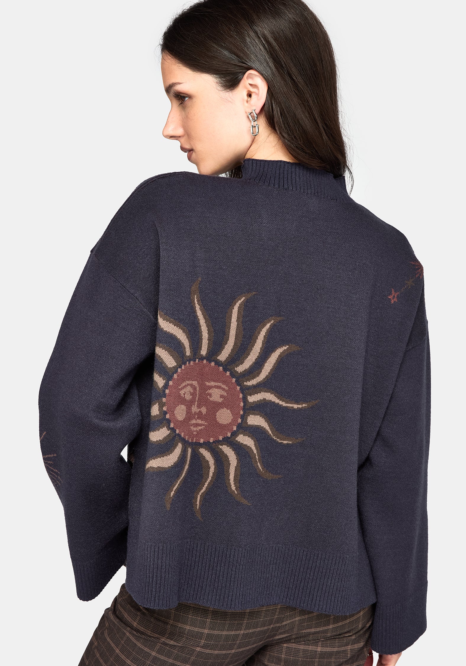 Angela Celestial Jacquard Knit Jumper