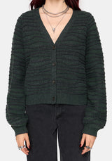 Stormi Wave Stripe Knit Cardigan