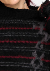 Alani Rune Stripe Jacquard Knit Jumper