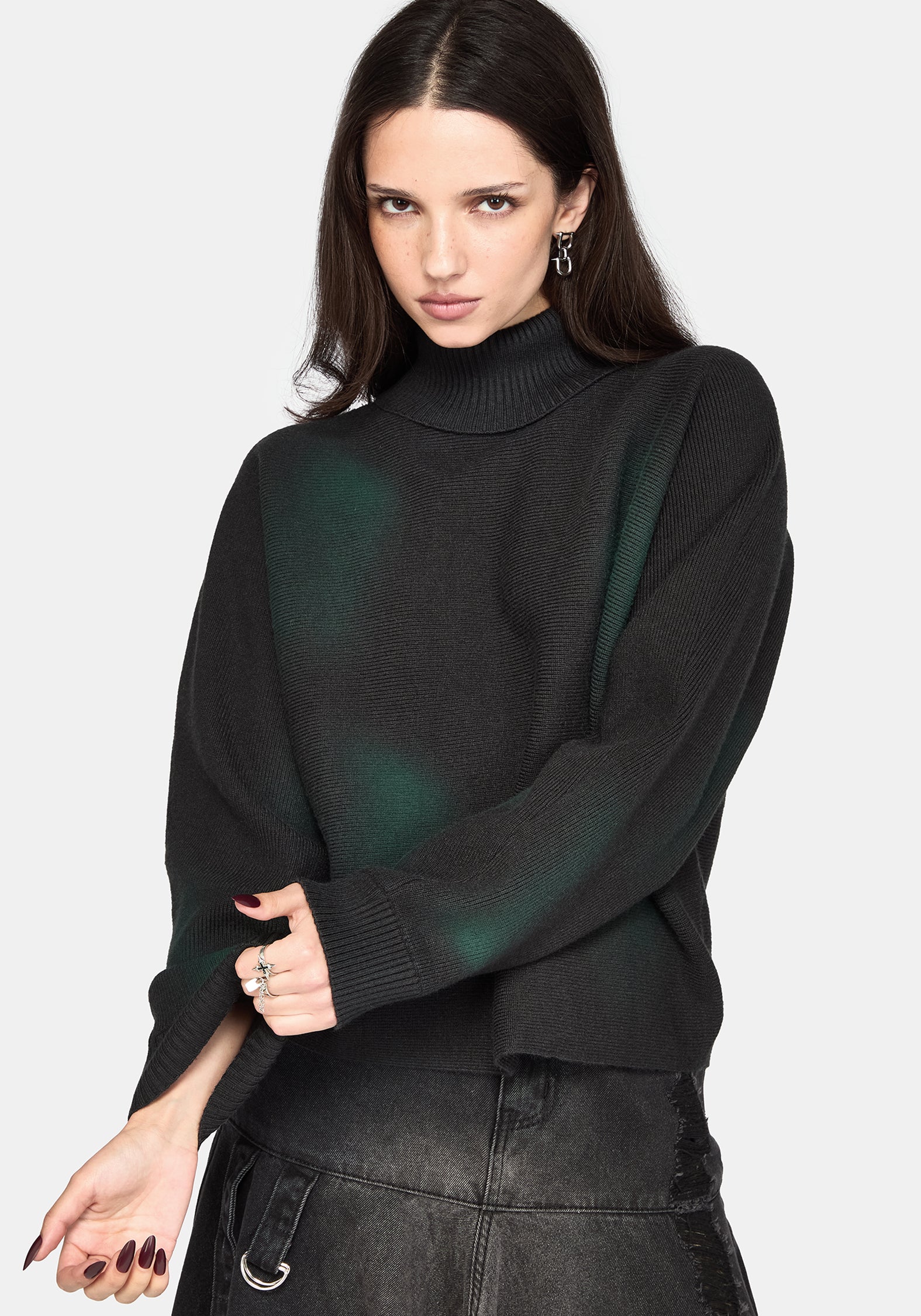 Luvena Batwing Dyed Strick Pullover