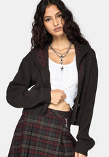 Margaux Embroidered Collar Cardigan