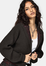 Margaux Embroidered Collar Cardigan