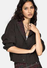 Margaux Embroidered Collar Cardigan