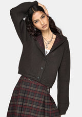 Margaux Embroidered Collar Cardigan