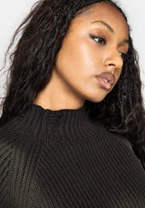 Milaya Overdyed Distressed Knit Jumper