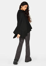 Alois Asymmetric Knit Cape