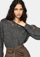 Beatrix Mushroom Embroidered Knit Jumper