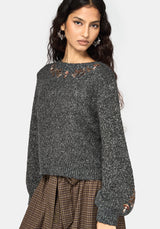 Beatrix Mushroom Embroidered Knit Jumper
