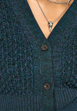Valene Dragon Scales Knit Cardigan