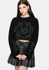 Bramble Buckled Mini Skirt - Dark Green