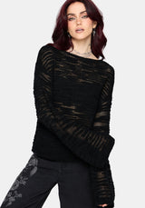 Oswin Slouchy Slub Knit Top