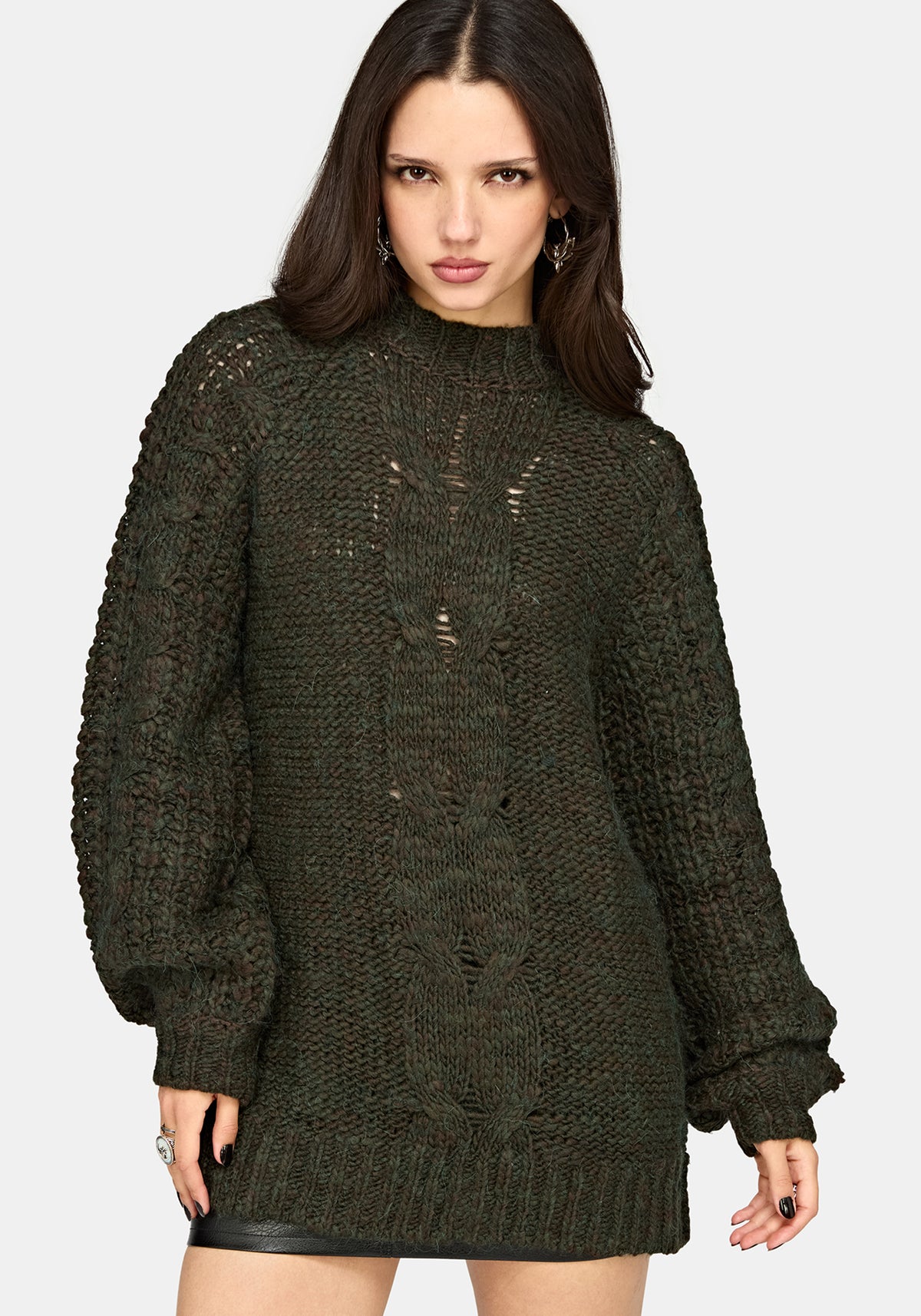 Bracken Chunky Ribbed Knit Jumper