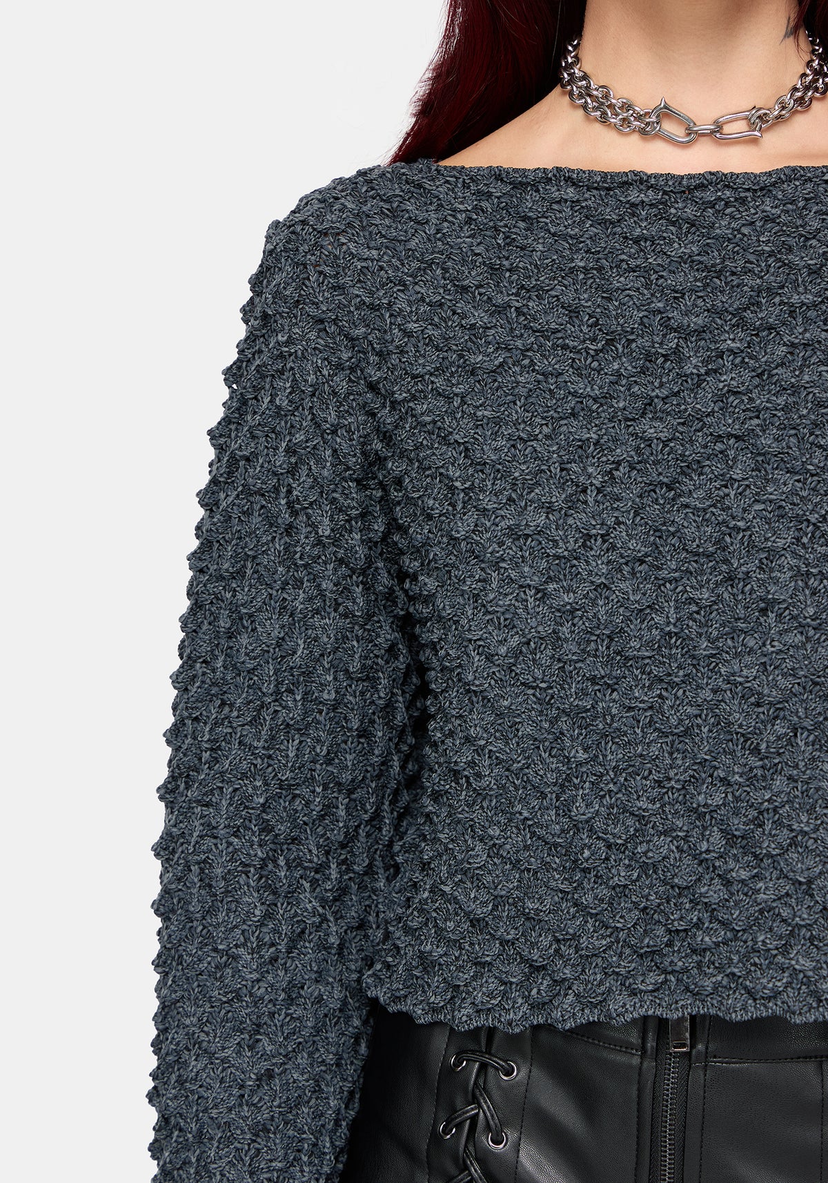 Valene Dragon Scales Knit Jumper