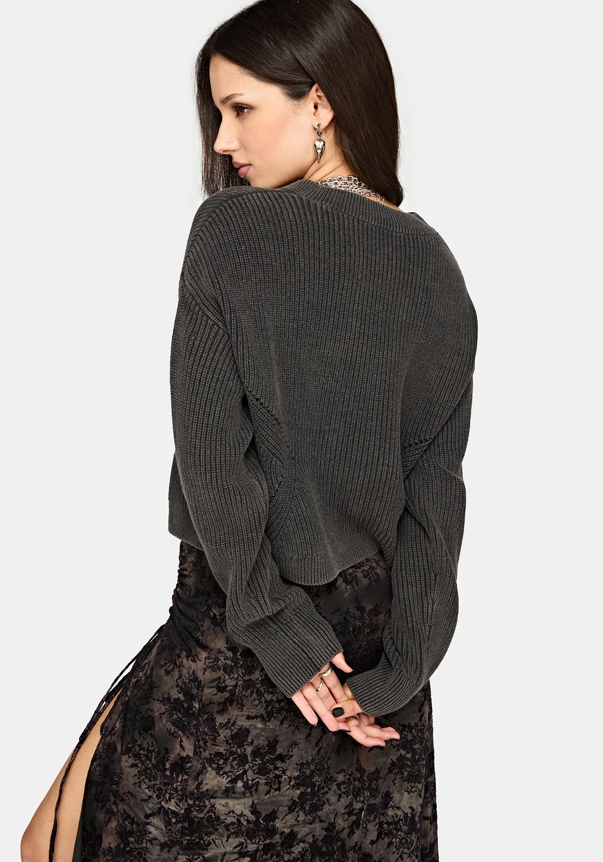 Eira Bleach Wash Knit Jumper