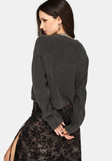Eira Bleach Wash Knit Jumper
