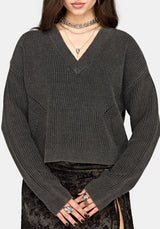 Eira Bleach Wash Knit Jumper