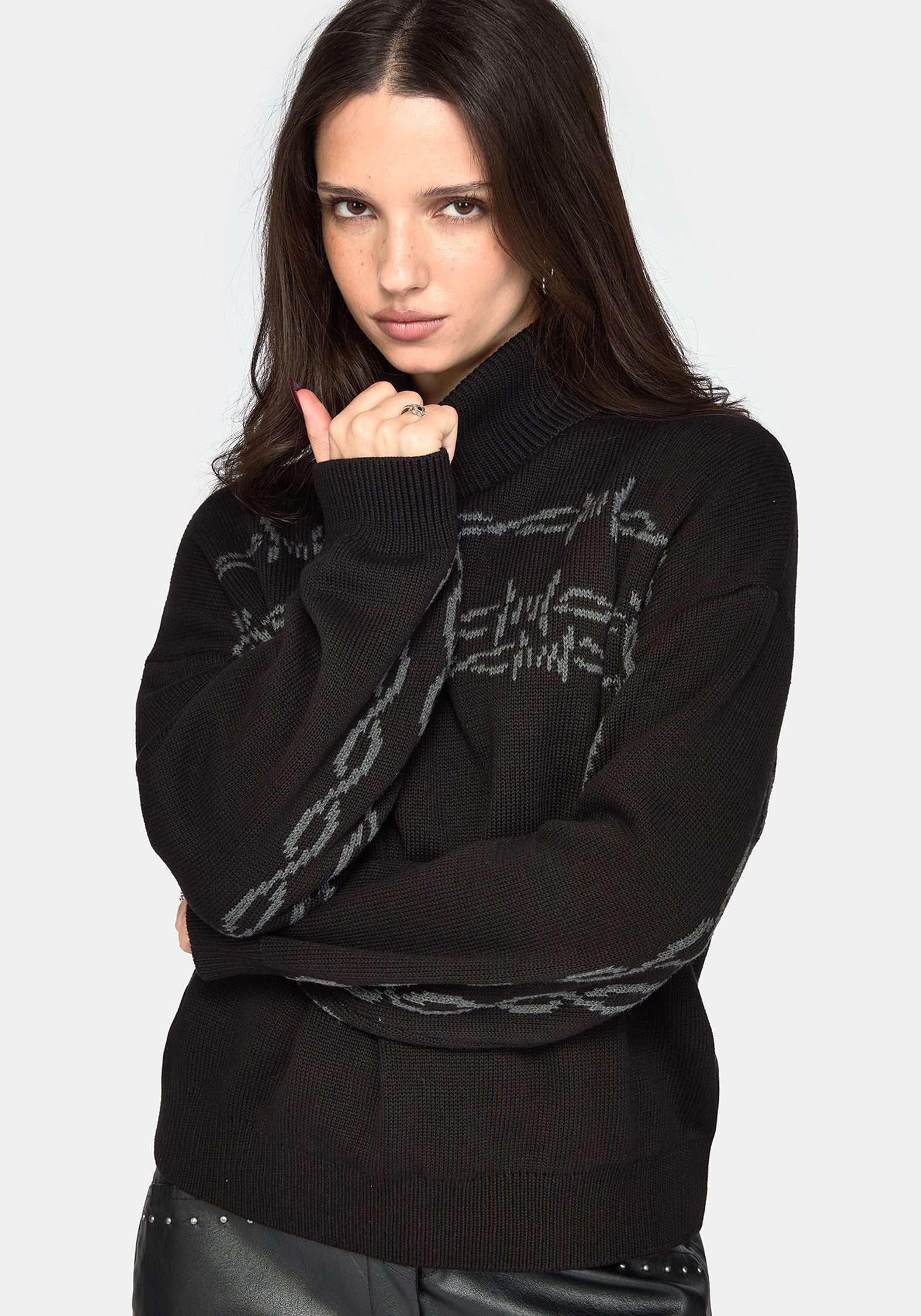 Arboreal Barbed Wire Knit Jumper
