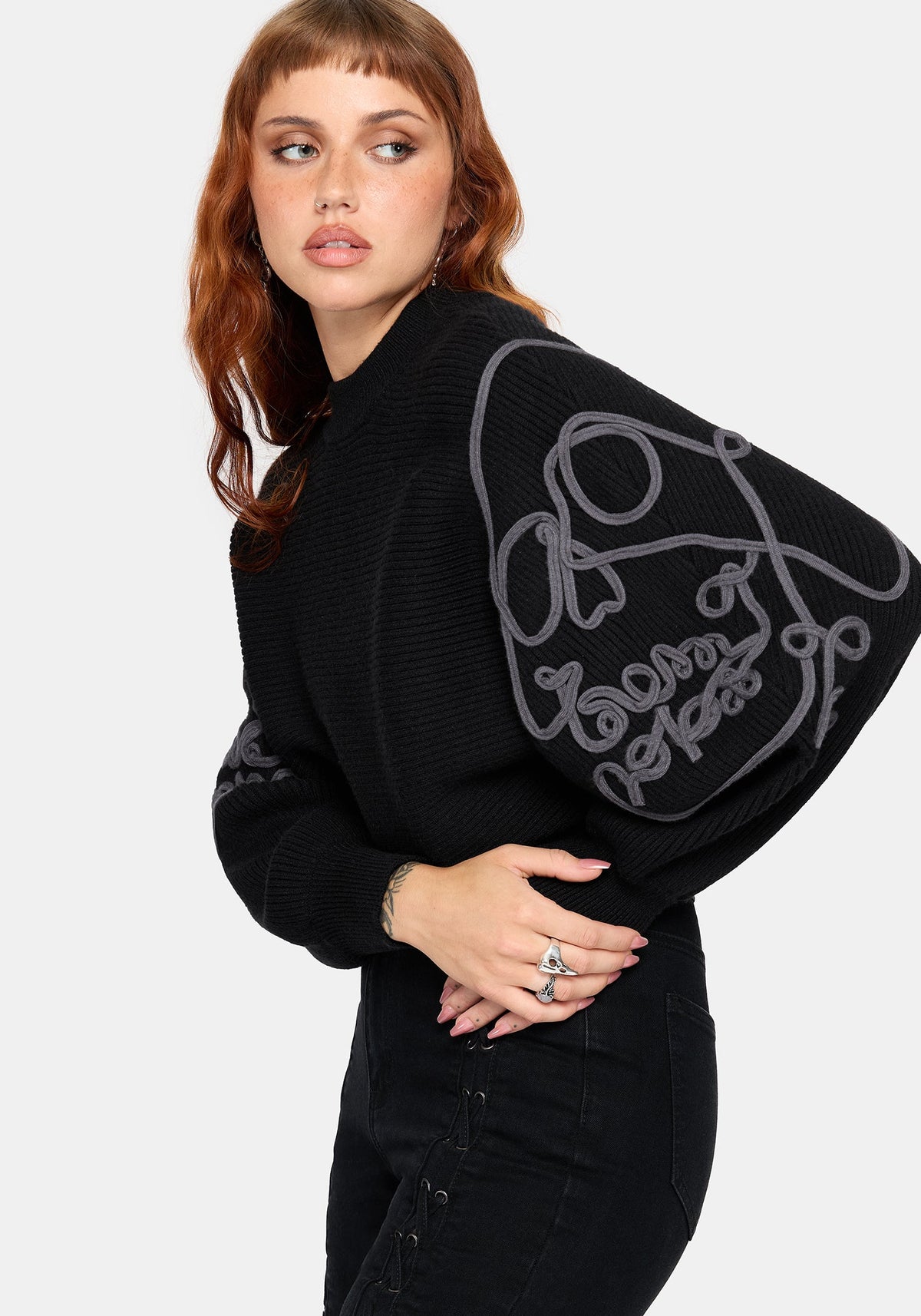 Skole Cornelli Skull Knit Jumper