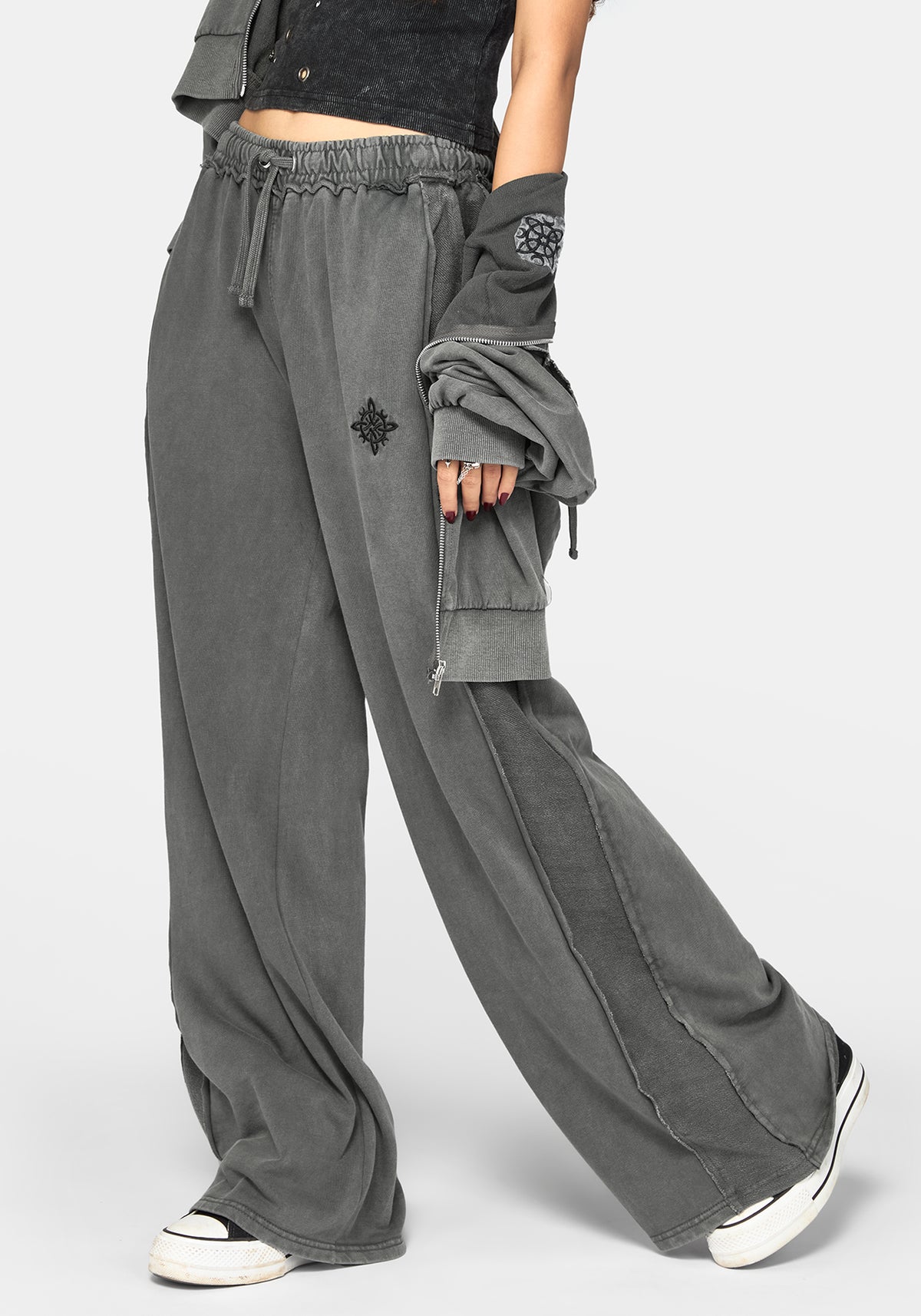 Mio Hexen Knot Abgenutzt Naht Jogger