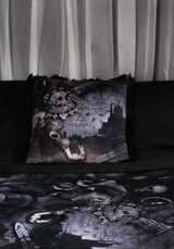 Nox Samt Fringed Kissen