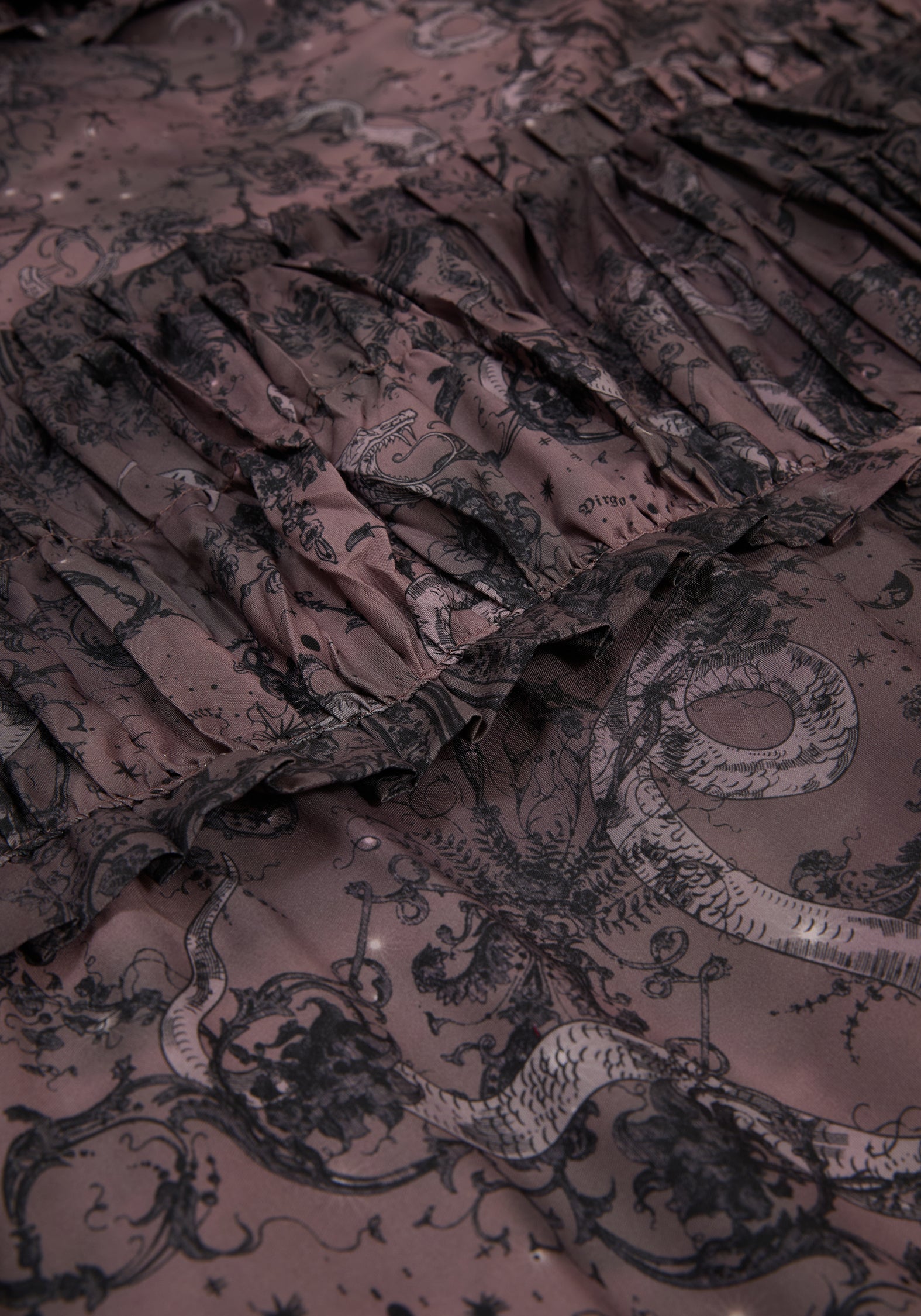 Gaia Celestial Ruched Bedding - EU Double