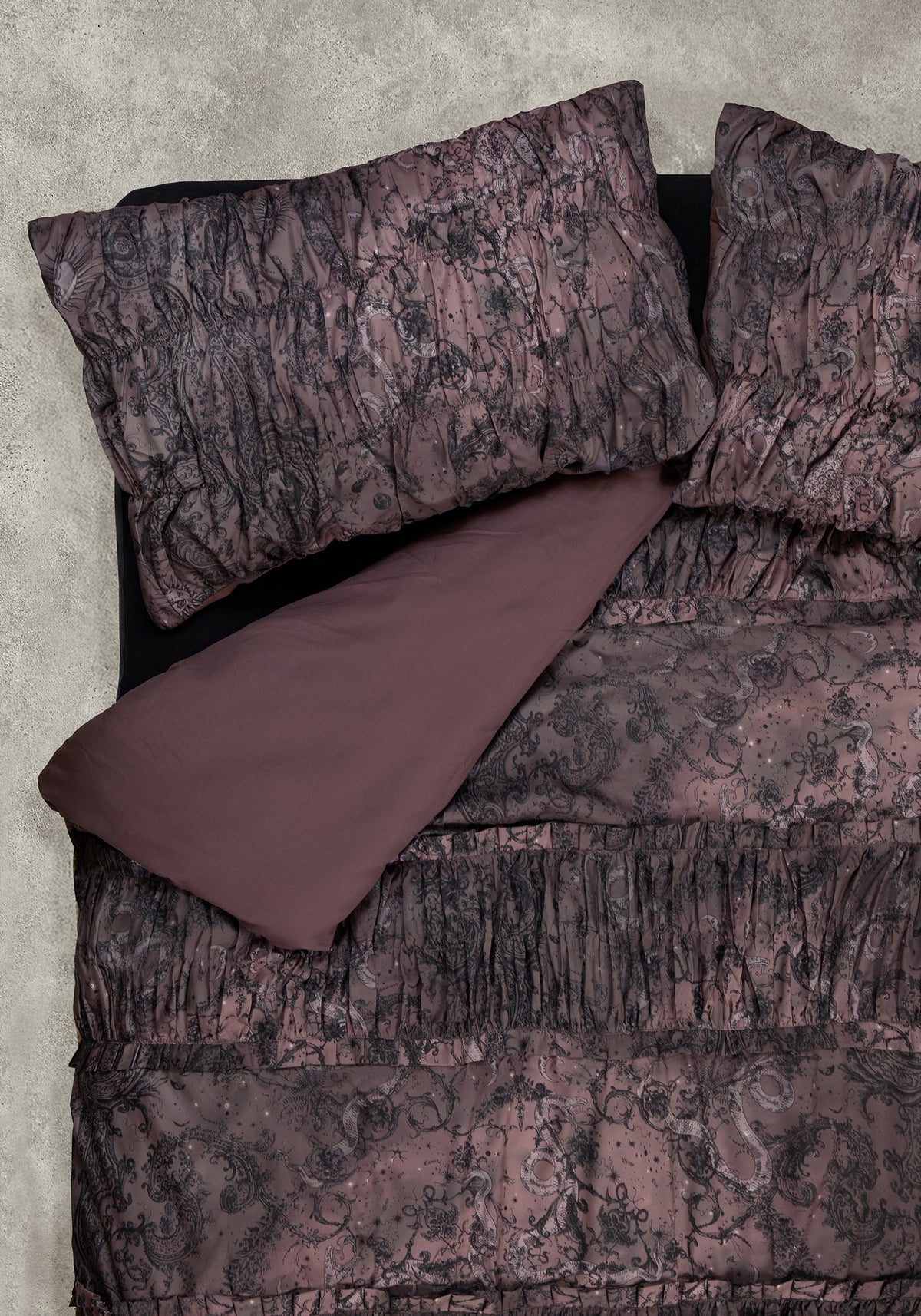 Gaia Celestial Ruched Bedding - EUK