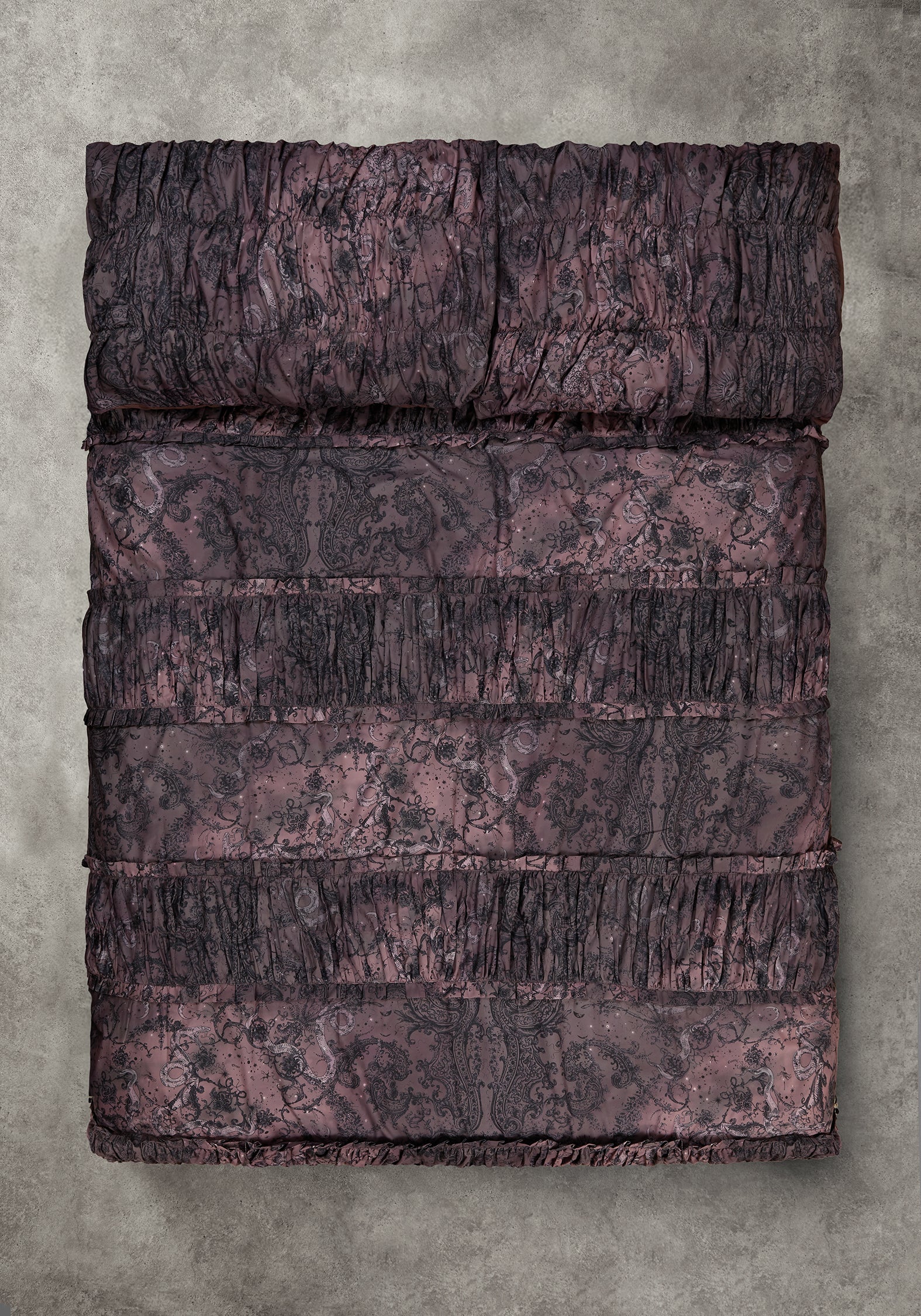 Gaia Celestial Ruched Bedding - EU King