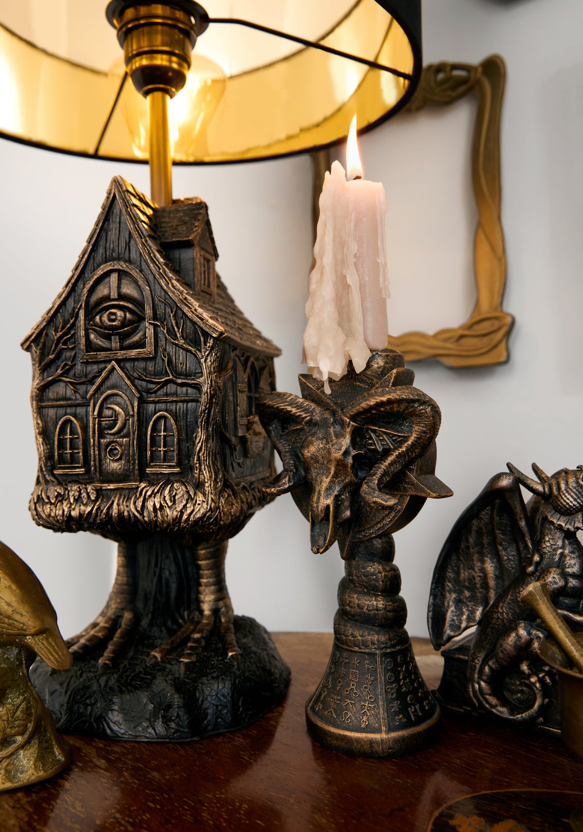 Baphomet Candle Holder