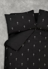 Vurlo Embroidered Cross Bedding - EU Double