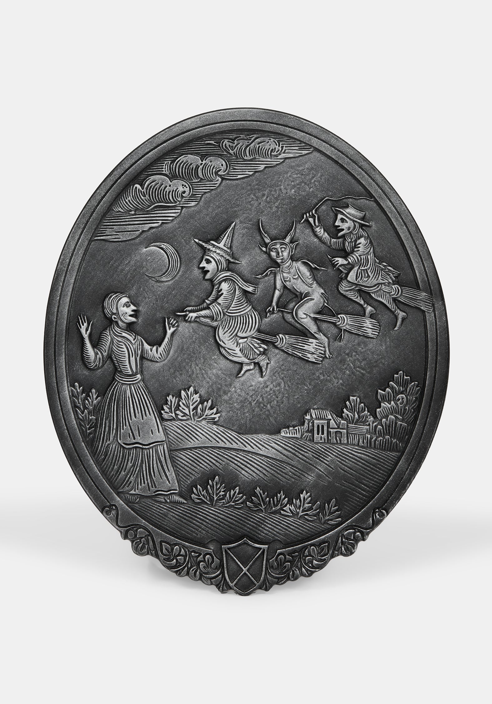 Witches Oval Wall Plaque