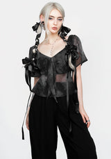 Tempest Tie Peplum Top