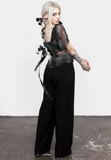 Tempest Tie Peplum Top