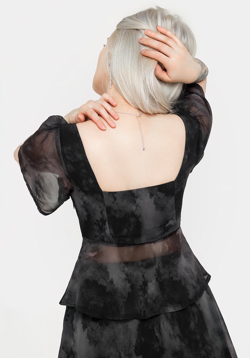 Tempest Tie Peplum Top