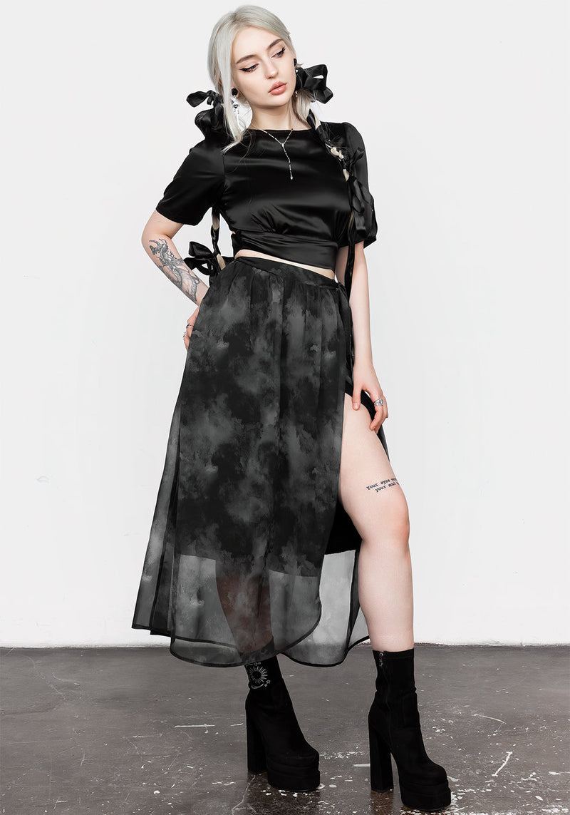 Tempest Tie Waist Midaxi Skirt