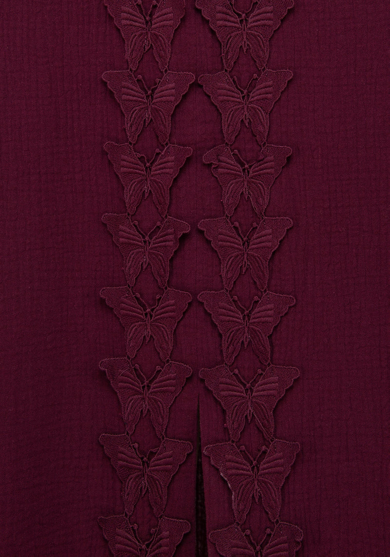 Psyche Textured Midi Skirt