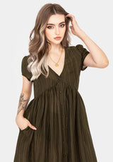 Infinity Button Up Midaxi Dress