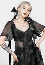 Tempest Tie Peplum Top