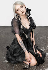 Tempest Tie Peplum Top