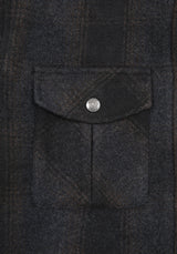 Marceline Hooded Pocket Check Shacket