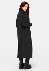 Albina Snake Pin Longline Coat