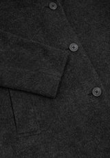 Albina Snake Pin Longline Coat